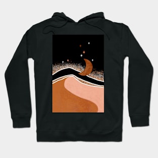 Black Desert Night Moon Celestes Studio© Hoodie